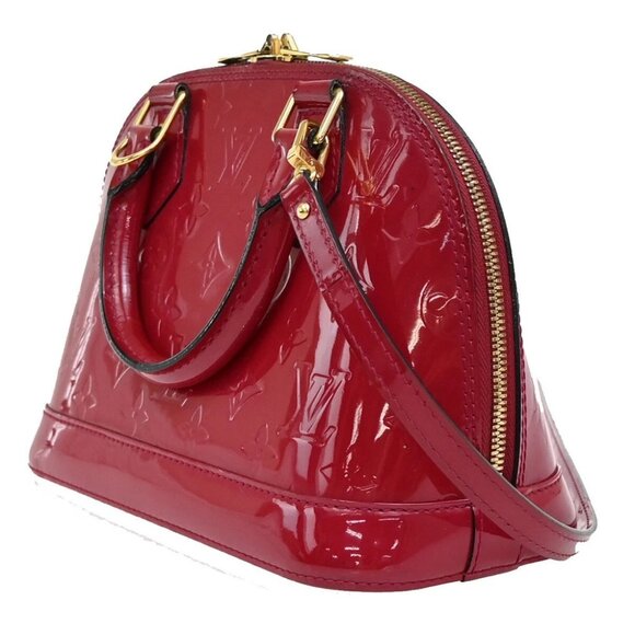 LOUIS VUITTON LV Alma BB Hand Bag Monogram Vernis Learher Pink M91698 24EF014 - Picture 3 of 16